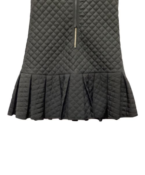 Bibiy.（ビビィ）Bibiy. (ビビィ) キルティングノースリーブワンピース ブラック サイズ:Freeの古着・服飾アイテム