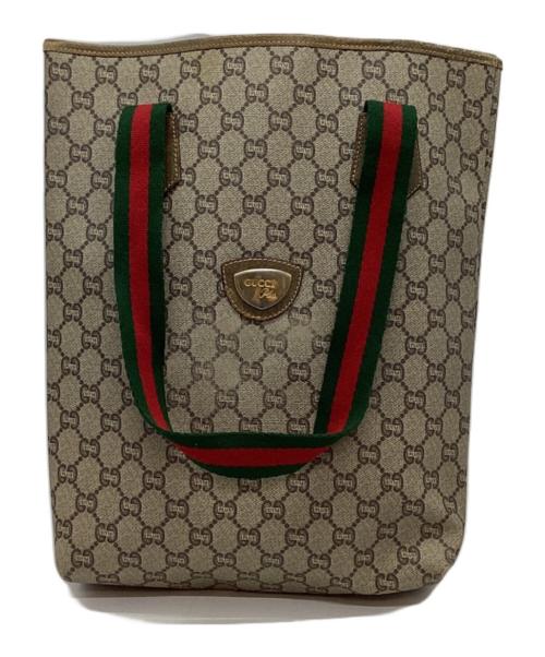 GUCCI PLUS（グッチ プラス）GUCCI PLUS (グッチ プラス) トートバッグ ベージュの古着・服飾アイテム