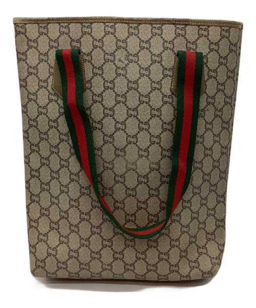 GUCCI PLUS（グッチ プラス）GUCCI PLUS (グッチ プラス) トートバッグ ベージュの古着・服飾アイテム