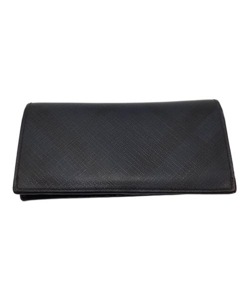 BURBERRY（バーバリー）BURBERRY (バーバリー) 長財布 ネイビーの古着・服飾アイテム