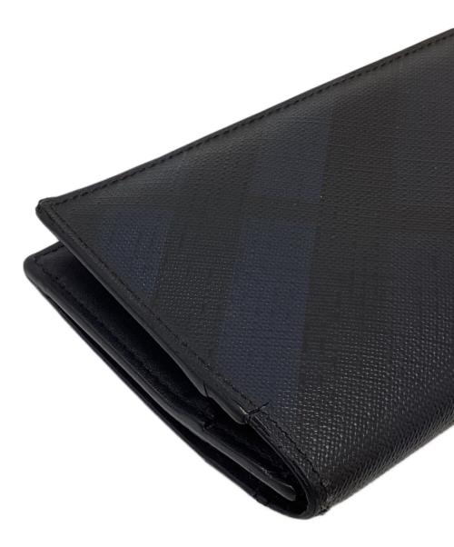 BURBERRY（バーバリー）BURBERRY (バーバリー) 長財布 ネイビーの古着・服飾アイテム