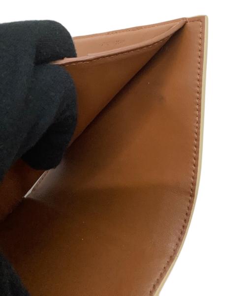 CELINE（セリーヌ）CELINE (セリーヌ) 3つ折り財布 ブラウン×ホワイトの古着・服飾アイテム