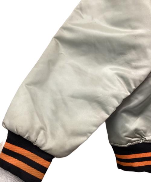 FELCO（フェルコ）FELCO (フェルコ) スタジャン シルバー×オレンジ サイズ:Lの古着・服飾アイテム