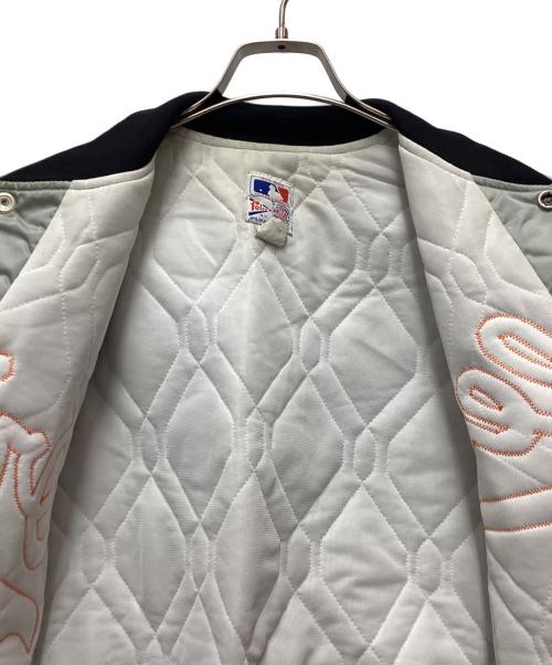 FELCO（フェルコ）FELCO (フェルコ) スタジャン シルバー×オレンジ サイズ:Lの古着・服飾アイテム