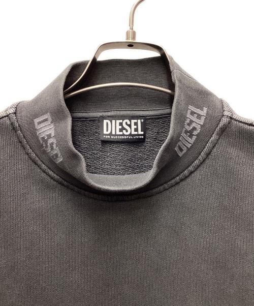 DIESEL（ディーゼル）DIESEL (ディーゼル) ハイネックスウェット グレー サイズ:XSの古着・服飾アイテム