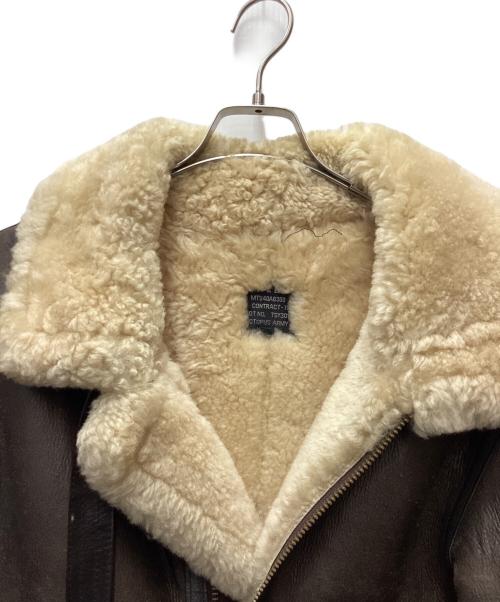 OCTOPUS ARMY（オクトパスアーミー）OCTOPUS ARMY (オクトパスアーミー) フライトジャケット ブラウン サイズ:40の古着・服飾アイテム