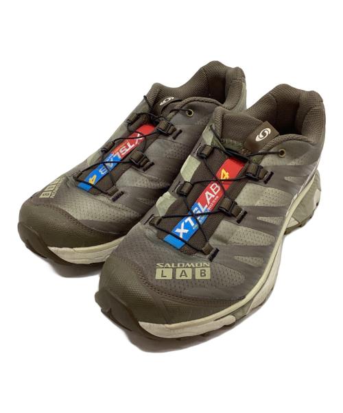 SALOMON（サロモン）SALOMON (サロモン) トレッキングシューズ グレー×カーキ サイズ:26.5cmの古着・服飾アイテム