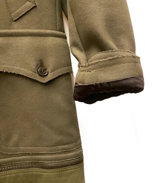 DOLCE & GABBANA（ドルチェ＆ガッバーナ）DOLCE & GABBANA (ドルチェ＆ガッバーナ) ドッキングロングコート ブラウン サイズ:Lの古着・服飾アイテム