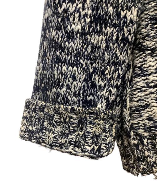 KENZO（ケンゾー）KENZO (ケンゾー) ニット/intarsia knit tiger jumper ブルー×ホワイト サイズ:Lの古着・服飾アイテム