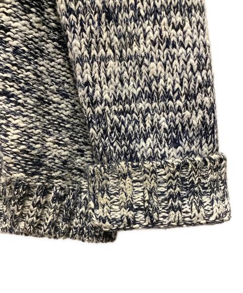 KENZO（ケンゾー）KENZO (ケンゾー) ニット/intarsia knit tiger jumper ブルー×ホワイト サイズ:Lの古着・服飾アイテム