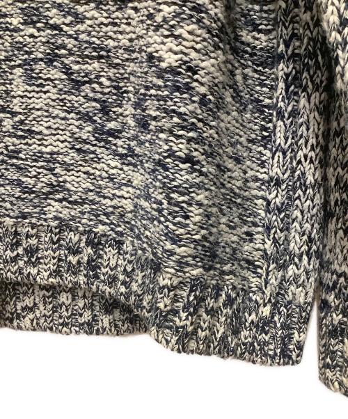 KENZO（ケンゾー）KENZO (ケンゾー) ニット/intarsia knit tiger jumper ブルー×ホワイト サイズ:Lの古着・服飾アイテム