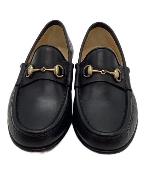 GUCCI（グッチ）GUCCI (グッチ) ホースビット ローファー ブラック サイズ:34の古着・服飾アイテム