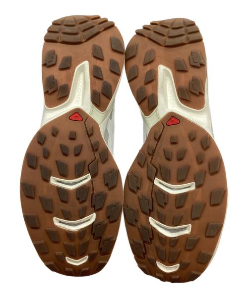 SALOMON（サロモン）SALOMON (サロモン) ローカットスニーカー ホワイト×ブラウン サイズ:26,5の古着・服飾アイテム