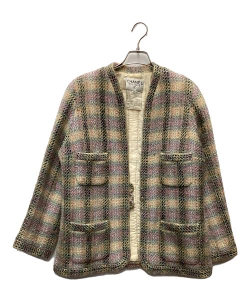 CHANEL（シャネル）CHANEL (シャネル) ツイードジャケット マルチカラー サイズ:40の古着・服飾アイテム