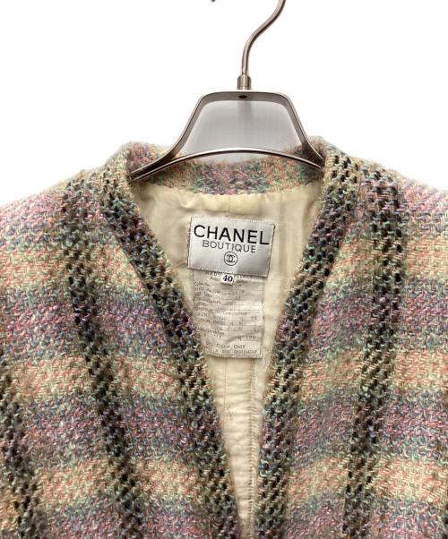 CHANEL（シャネル）CHANEL (シャネル) ツイードジャケット マルチカラー サイズ:40の古着・服飾アイテム