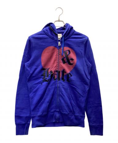 中古・古着通販】DIESEL (ディーゼル) ジップパーカー ブルー サイズ:L