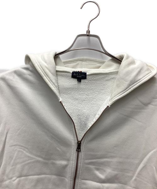 PAUL SMITH（ポールスミス）Paul Smith (ポールスミス) ジップパーカー ホワイト サイズ:Lの古着・服飾アイテム