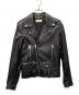 Saint Laurent Paris（サンローランパリ）の古着「17SSダブルライダースジャケット」｜ブラック