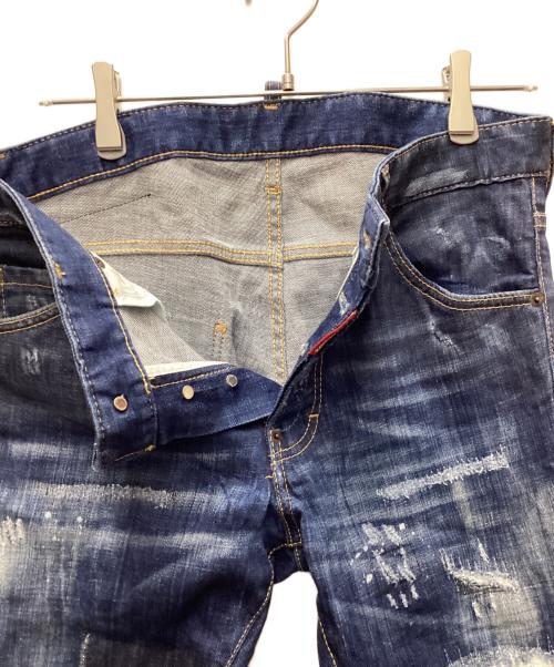 DSQUARED2（ディースクエアード）DSQUARED2 (ディースクエアード) デニムパンツ インディゴ サイズ:46の古着・服飾アイテム