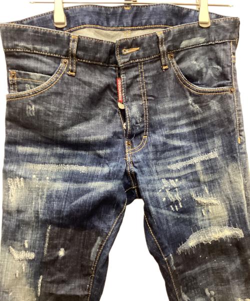 DSQUARED2（ディースクエアード）DSQUARED2 (ディースクエアード) デニムパンツ インディゴ サイズ:46の古着・服飾アイテム