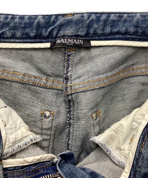 BALMAIN（バルマン）BALMAIN (バルマン) デニムパンツ インディゴ サイズ:34の古着・服飾アイテム