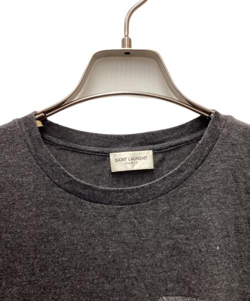 Saint Laurent Paris（サンローランパリ）Saint Laurent Paris (サンローランパリ) 半袖Tシャツ グレー サイズ:XSの古着・服飾アイテム