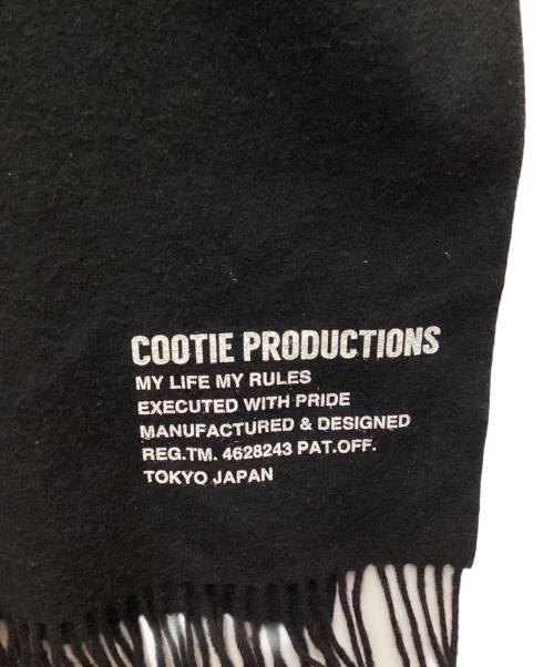 COOTIE PRODUCTIONS（クーティープロダクツ）COOTIE PRODUCTIONS (クーティープロダクツ) マフラー ブラックの古着・服飾アイテム