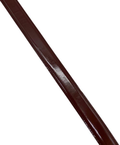 GUCCI（グッチ）GUCCI (グッチ) レザーベルト ブラウンの古着・服飾アイテム