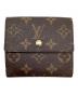 LOUIS VUITTON（ルイ ヴィトン）の古着「3つ折り財布」｜ブラウン
