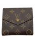 LOUIS VUITTON（ルイ ヴィトン）の古着「2つ折り財布/モノグラム・ポルトフォイユ・ヴィクトリーヌ」｜ブラウン