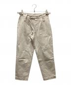 MHLエムエイチエル）の古着「ナチュラルテーパードパンツ」｜ホワイト