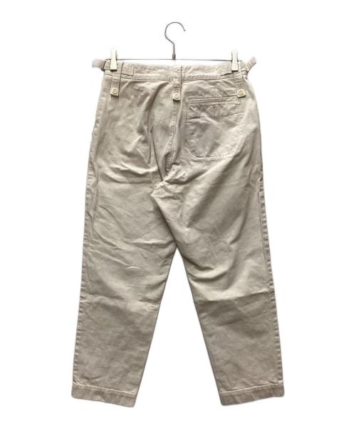 MHL（エムエイチエル）MHL (エムエイチエル) ナチュラルテーパードパンツ ホワイト サイズ:2の古着・服飾アイテム