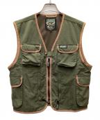 AIGLEエーグル）の古着「フィッシングベスト」｜カーキ
