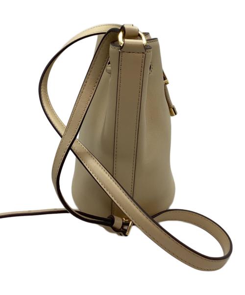 RALPH LAUREN（ラルフローレン）RALPH LAUREN (ラルフローレン) 巾着ショルダーバッグ アイボリーの古着・服飾アイテム