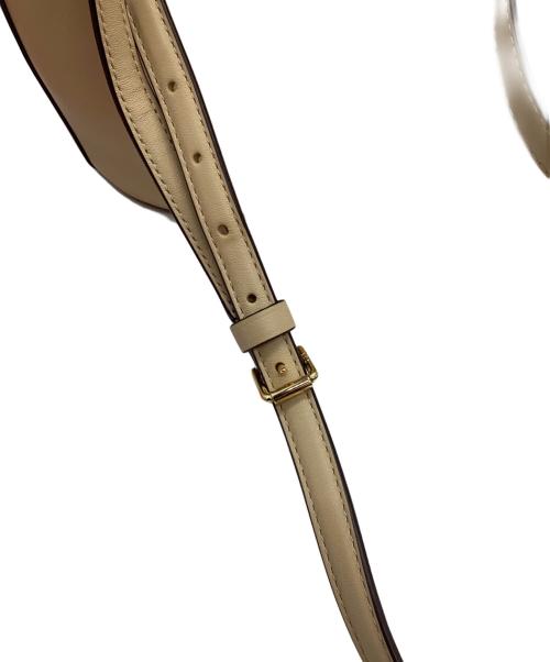 RALPH LAUREN（ラルフローレン）RALPH LAUREN (ラルフローレン) 巾着ショルダーバッグ アイボリーの古着・服飾アイテム