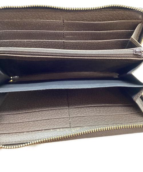 GUCCI（グッチ）GUCCI (グッチ) ラウンドジップウォレット ベージュ×ブラウンの古着・服飾アイテム