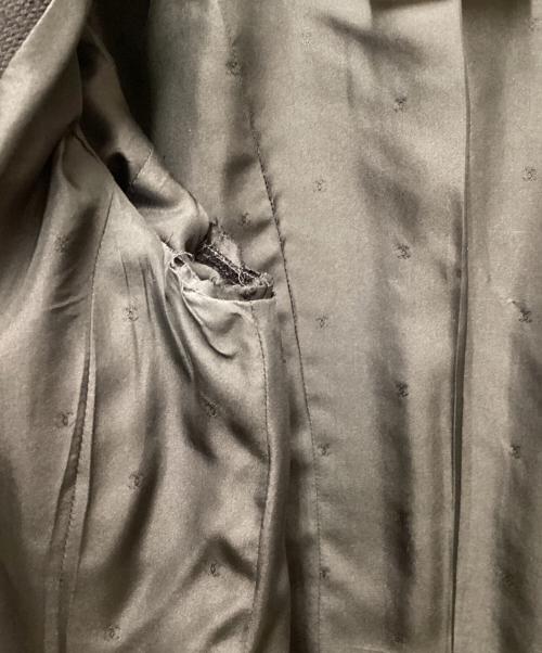 CHANEL（シャネル）CHANEL (シャネル) エナメルラインセットアップジャケット ブラック サイズ:38の古着・服飾アイテム