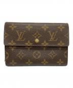 LOUIS VUITTONルイ ヴィトン）の古着「3つ折り財布/モノグラム・ポルトトレゾール・エテュイパピエ」｜ブラウン