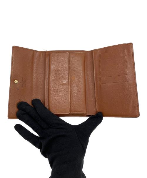 LOUIS VUITTON（ルイ ヴィトン）LOUIS VUITTON (ルイ ヴィトン) 3つ折り財布/モノグラム・ポルトトレゾール・エテュイパピエ ブラウンの古着・服飾アイテム