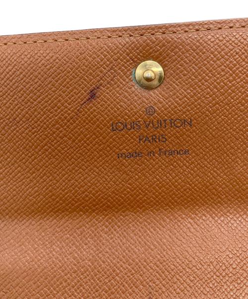 LOUIS VUITTON（ルイ ヴィトン）LOUIS VUITTON (ルイ ヴィトン) 3つ折り財布/モノグラム・ポルトトレゾール・エテュイパピエ ブラウンの古着・服飾アイテム