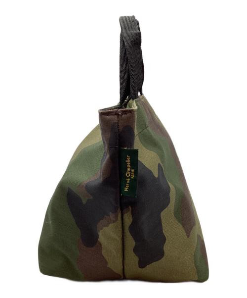 Herve Chapelier（エルベシャプリエ）Herve Chapelier (エルベシャプリエ) ハンドバッグ グリーンの古着・服飾アイテム