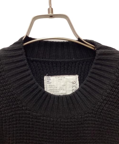 sacai（サカイ）sacai (サカイ) layered effect pullover ブラック サイズ:1の古着・服飾アイテム