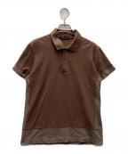COMME des GARCONS HOMME PLUSコムデギャルソンオムプリュス）の古着「ポロシャツ」｜ブラウン