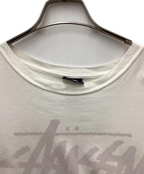 stussy（ステューシー）stussy (ステューシー) 長袖カットソー ホワイト サイズ:Lの古着・服飾アイテム