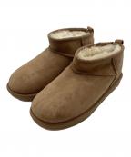 UGGアグ）の古着「ムートンブーツ/Kids UGG Classic Ultra Mini Boot」｜ベージュ
