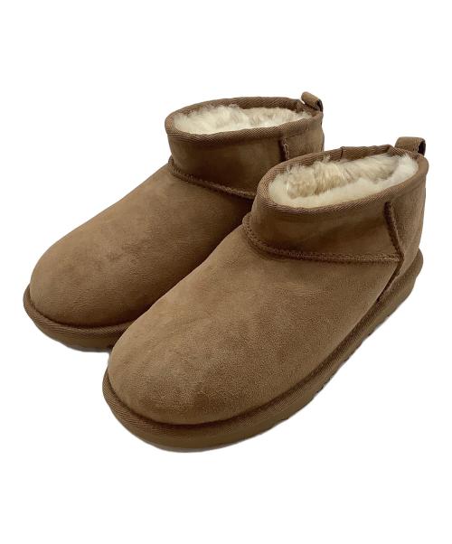 UGG（アグ）UGG (アグ) ムートンブーツ/Kids UGG Classic Ultra Mini Boot ベージュ サイズ:23.5cmの古着・服飾アイテム