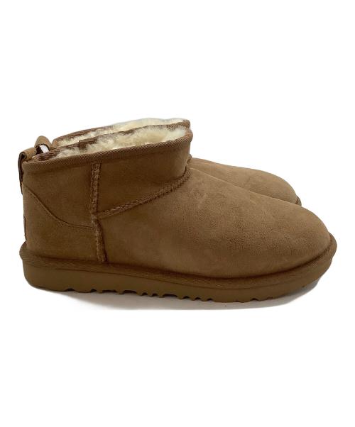 UGG（アグ）UGG (アグ) ムートンブーツ/Kids UGG Classic Ultra Mini Boot ベージュ サイズ:23.5cmの古着・服飾アイテム