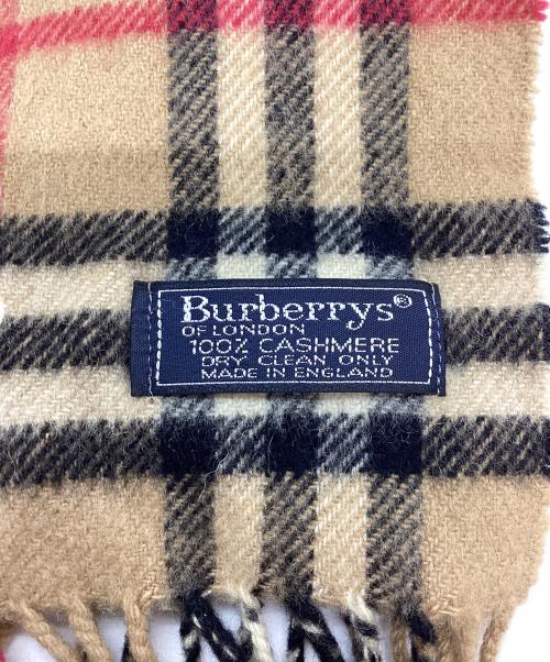 Burberry's（バーバリー）Burberry's (バーバリーズ) マフラー ベージュの古着・服飾アイテム