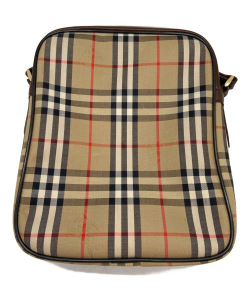 Burberry's（バーバリー）Burberry's (バーバリーズ) ショルダーバッグ/ノバチェック ベージュ×ブラウンの古着・服飾アイテム