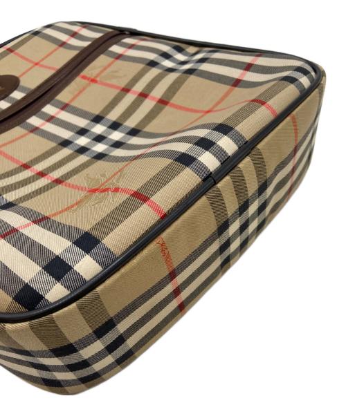 Burberry's（バーバリー）Burberry's (バーバリーズ) ショルダーバッグ/ノバチェック ベージュ×ブラウンの古着・服飾アイテム